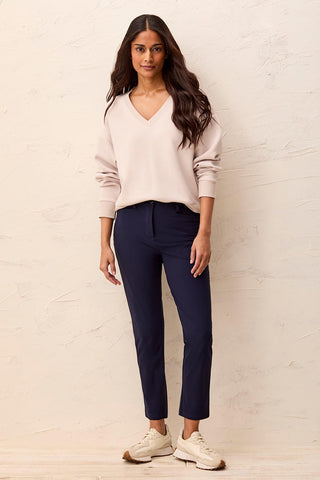 Year Round Basics Technical Straight Leg Lighweight Pants-Deepblue