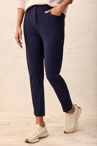 Year Round Basics Technical Straight Leg Lighweight Pants-Deepblue