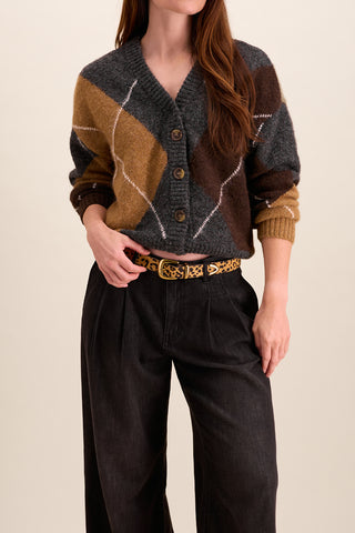 DAKOTA - 3-Piece Haircalf & Suede Belt Set-Cheetah