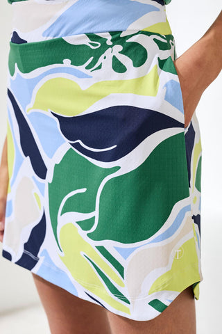 UPF 50+ High Performance Stretch Pull-On Skort-Florallime