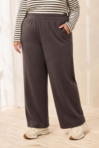 Size Inclusive TECHNO LUX Pull-On Elasticated Joggers-Tornado