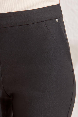 Year Round Basics Flatten It® Tummy Control Pull-On Capris-Black