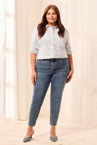 Size Inclusive Sophia Curvy Fit Ankle Jeans-Dk.Vintage