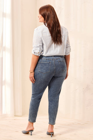 Size Inclusive Sophia Curvy Fit Ankle Jeans-Dk.Vintage