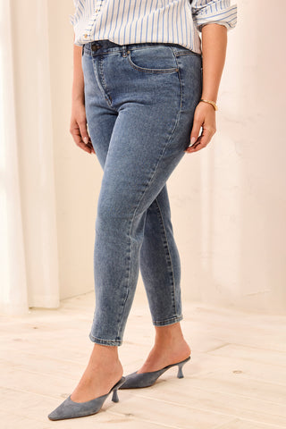 Size Inclusive Sophia Curvy Fit Ankle Jeans-Dk.Vintage