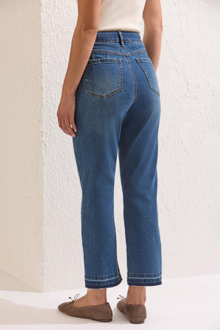Sophia Curvy Micro Flare Jeans-Dusk