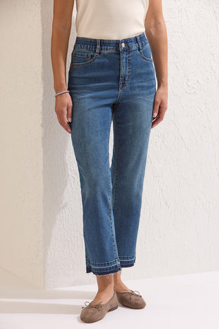 Sophia Curvy Micro Flare Jeans-Dusk