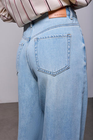 BLUE THREAD Drama Wide Leg Jenna Denim Jeans-Outoftheblue