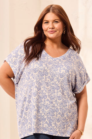 Size Inclusive Cap Sleeve Wear Two Ways Top-Saltwater