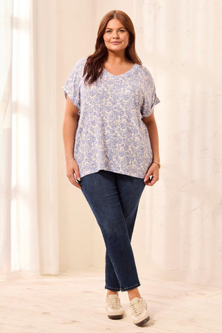 Size Inclusive Cap Sleeve Wear Two Ways Top-Saltwater
