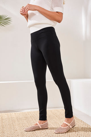 Year Round Basics Flatten It® Tummy Control 28" Leggings-Black