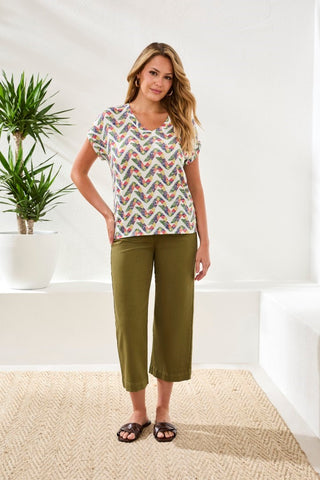 Cap Sleeve Wear Two Ways Top-Mojito