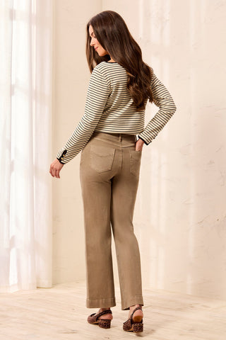 Comfort Stretch Wide Leg Pull-On Pants-Fossil