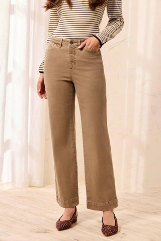 Comfort Stretch Wide Leg Pull-On Pants-Fossil