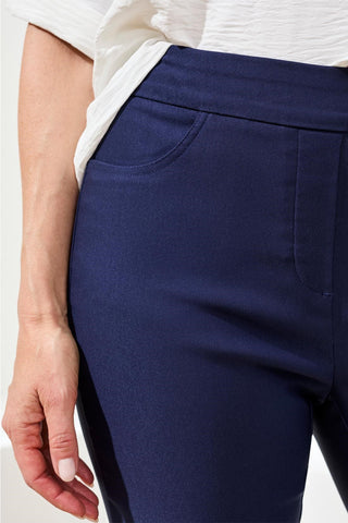 Flatten It® Slim Pull-On Ankle Pants-Jet blue