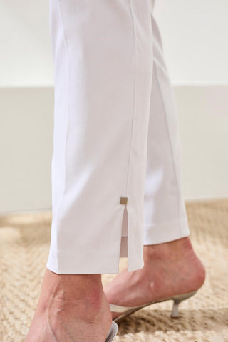 Pantsalon Cheville Ajusté À Enfiler Flatten It®-Blanc