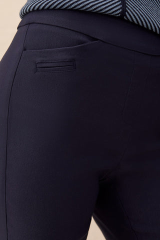Flatten It® Straight Leg Pull-On Pants-Sapphire