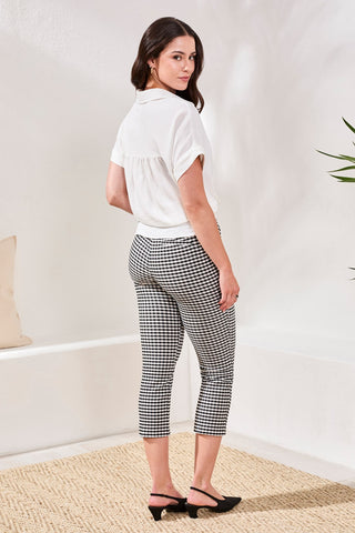 Chemise Airflow Décontractée à Manches Dolman et Boutons-Perle de l'océan