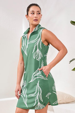 UPF 50+ High Performance Sport Dress-Greenery
