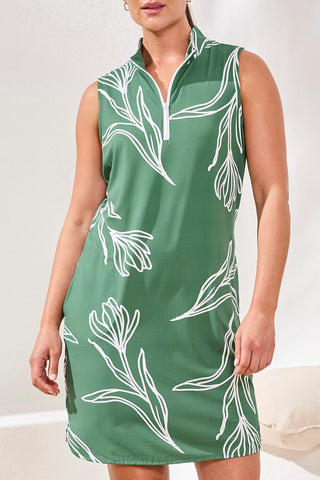 UPF 50+ High Performance Sport Dress-Greenery