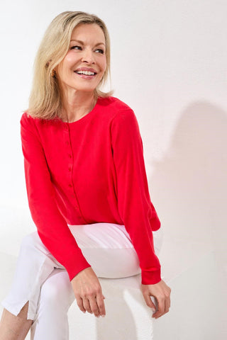 Pull Ajouré Avec Boutons Devant-Pashmina