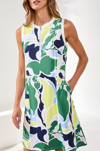 UPF 50+ High Performance Sleeveless Sport Dress-Florallime