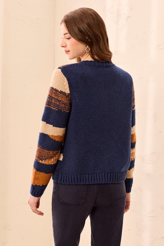 Cardigan En Tricot Doux À Col Rond Et Boutons-Stellaire