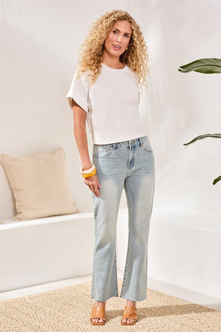 BLUE THREAD Sophia Curvy 90s Straight Leg Denim Jeans-Westcoast
