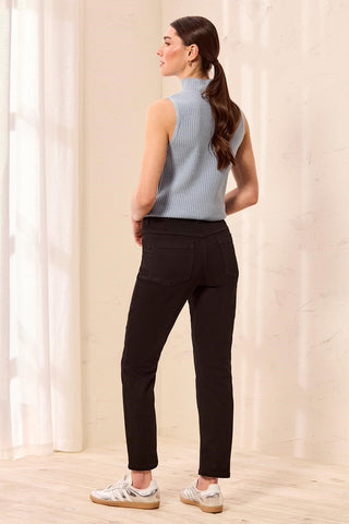 Sophia Curvy Boundless Stretch Denim Slim Leg Jeans-Black