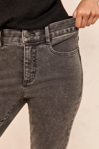 Sophia Curvy Boundless Stretch Denim Slim Leg Jeans-Stormgrey